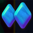 Lion Coins Symbol Blue